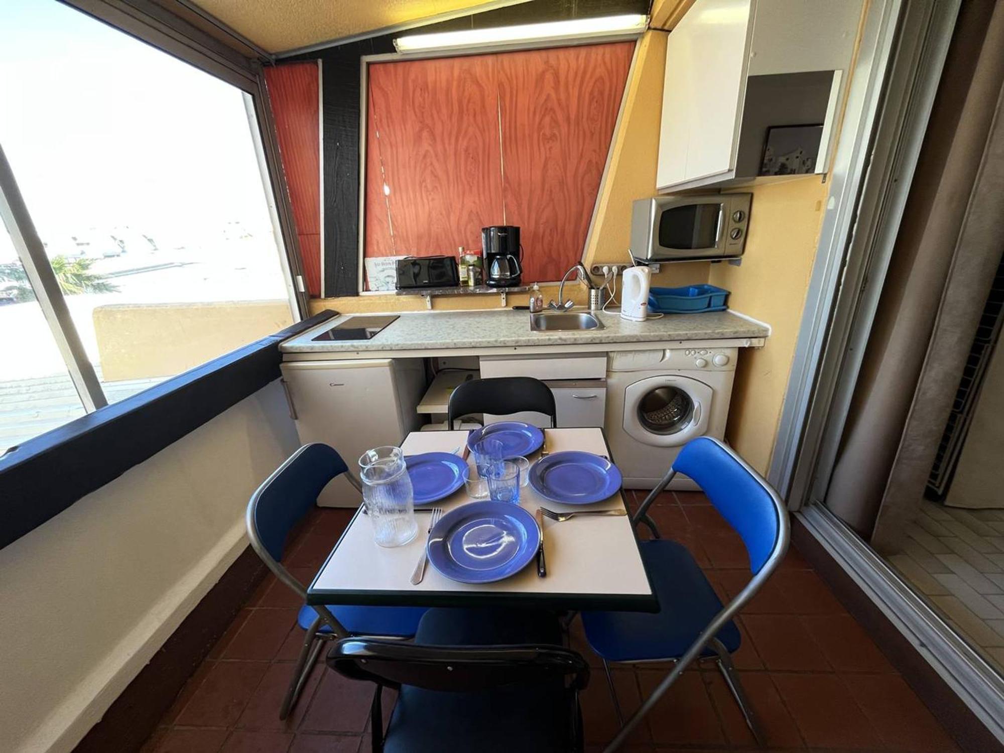 Studio Naturiste Avec Parking Au Cap D'Agde, Proche Plage - Fr-1-249A-15アパートメント エクステリア 写真